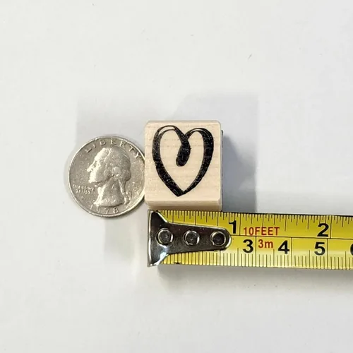 Vista 7 de Valentine's Hearts Rubber Stamps