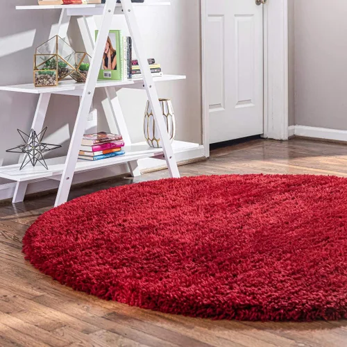 Vista 14 de Rugs.com - Alfombra de la colección Infinity, alfombra de pelo mullido sólida de 2 x 3 pies, color azul Egeo, perfecta para salas de estar