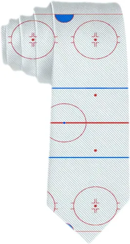 Corbata táctica de hockey sobre hielo para hombre, corbata de seda de poliéster, corbatas de cuello jacquard tejidas, regalo novedoso, Tablero