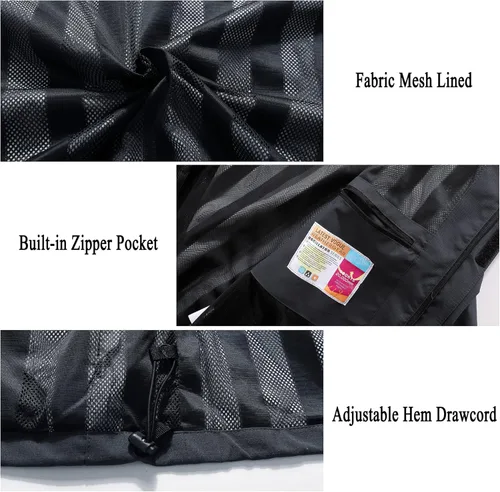 Vista 6 de Chaqueta impermeable y rompevientos para hombre ligera y transpirable