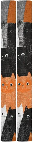 Vista 2 de Juego de 2 fundas para manijas de puerta de refrigerador, hechas a mano, protector decorativo para nevera, horno, lavavajillas, decorativo, lavable