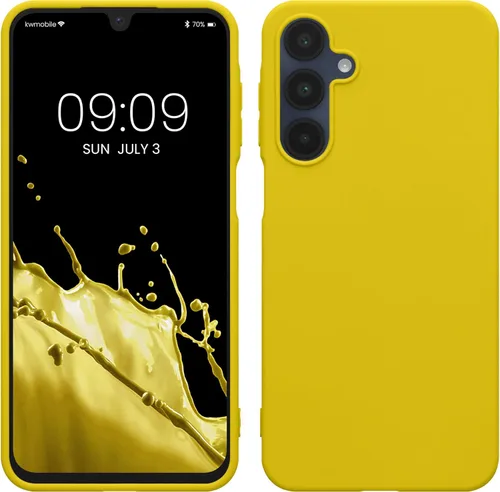 Vista 206 de kwmobile Funda compatible con Samsung Galaxy A12 - Funda protectora de silicona TPU suave y delgada - Verde oscuro mate