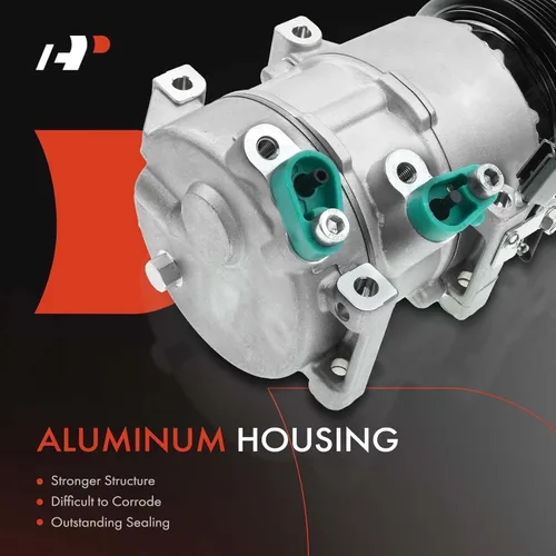 Vista 3 de A-Premium Compresor de aire acondicionado con embrague compatible con Kia Rondo V6 2.7L 2007-2009, estilo DV16