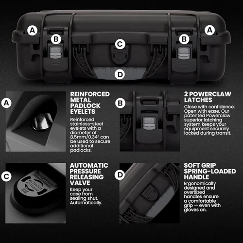 Vista 6 de Nanuk 910 – Cubierta portátil para dispositivo electrónico