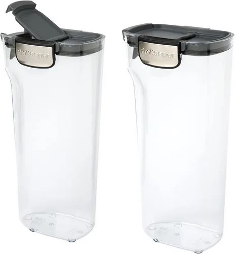 Vista 8 de Progressive International ProKeeper+ - Juego de recipientes organizadores herméticos de plástico transparente para almacenamiento de alimentos