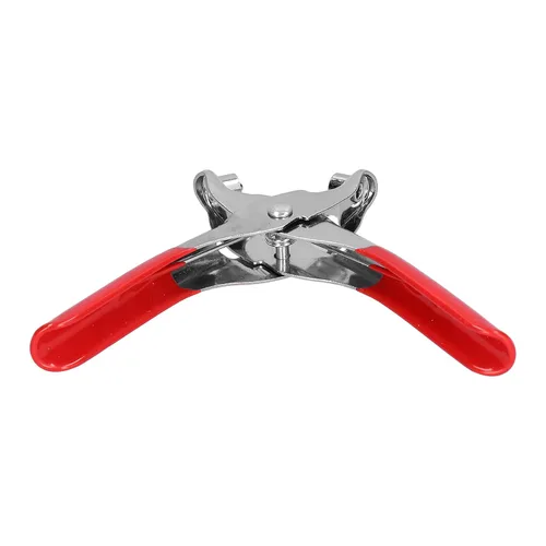 Vista 6 de Pliers Setter 6 Inch Plated Hand Tool with Non Slip Plastic Dipping Handle 100Pcs Matching Rivets for Daily Hardware Punching and Fastening
