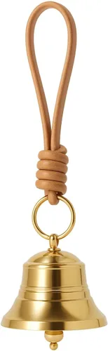 Campana colgante de latón pequeña para pomo de puerta