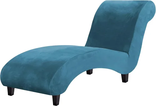 Vista 15 de H.VERSAILTEX Funda para Chaise Lounge de Interior de Terciopelo Funda Deslizable para Chaise de Alta Elasticidad Funda para Silla Lounge Funda