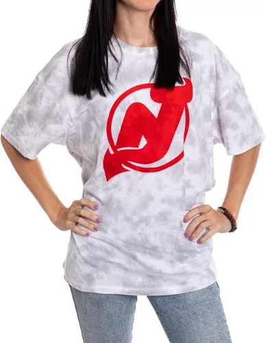 Vista 15 de Calhoun NHL - Camiseta de manga corta con hombros caídos y cuello redondo para mujer