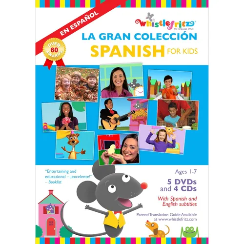 Spanish for Kids La Gran Colección (5 videos, 4 music albums)