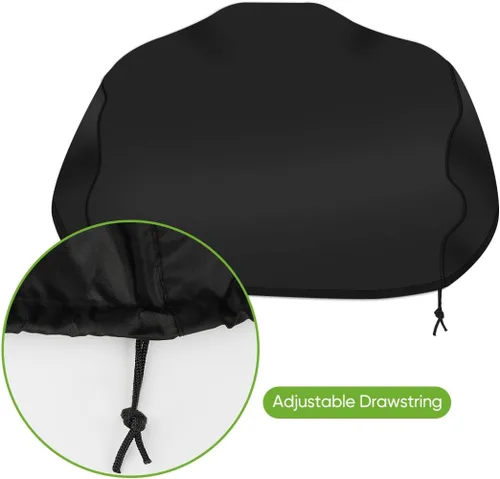 Vista 2 de iCOVER - Funda para parrilla, resistente al agua, para barbacoa Ninja Woodfire al aire libre, serie OG700, protección de barbacoa con cordón