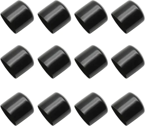 Vista 21 de Bonsicoky 24 piezas de tapas de extremo de goma redondas, protectores de rosca de tornillo flexibles de vinilo de 1/5" (5mm) de diámetro