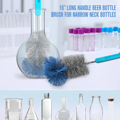 Vista 5 de Houseables Botella cepillo para polvo & Limpiador De Tuberías