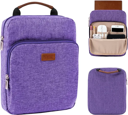 Vista 8 de Aplufine Funda de libro con cremallera, bolsa de libro de 11 x 9 pulgadas, bolsa protectora de libros, funda de libro para amantes de los libros