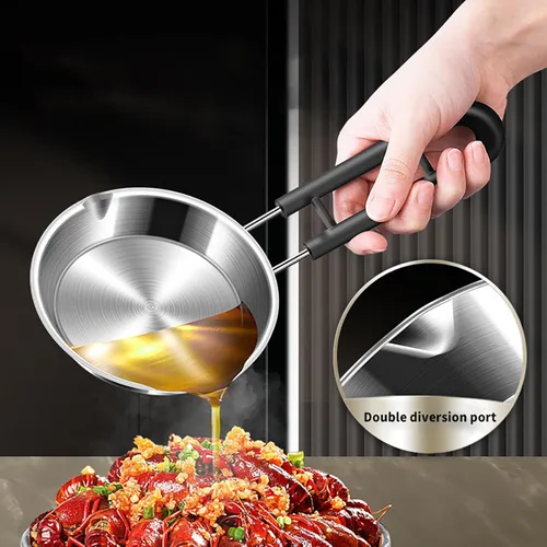 Vista 3 de RSBFER Mini sartén antiadherente para huevos, sartén de acero inoxidable 304, sartén de cocina para tortilla, bistec, panqueques, 4.7 in