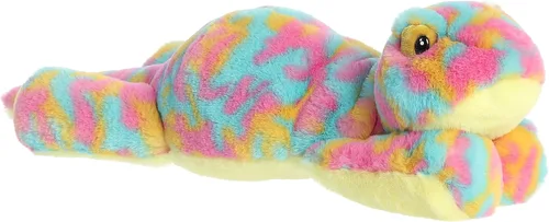 Aurora Peluche relajado Snoozles Gecko - Comodidad tierna - Tiempo de juego imaginativo - Azul 19 pulgadas
