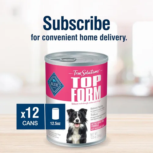 Vista 11 de Blue Buffalo True Solutions Active Dog Wet Dog Food for Active Adult Dogs, Made with Natural Ingredients, Chicken, 12.5-oz. Cans (12 Count)