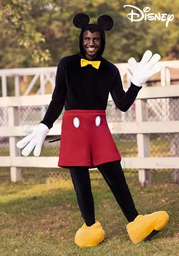 Vista 2 de Disfraz de Mickey Mouse para adulto de Disney
