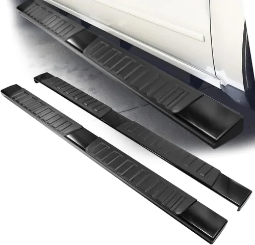 Vista 12 de YITAMOTOR - Estribos de 6 pulgadas compatibles con 2015-2026 Chevrolet Colorado/GMC Canyon Crew Cab, barras laterales de aluminio negro Nerf