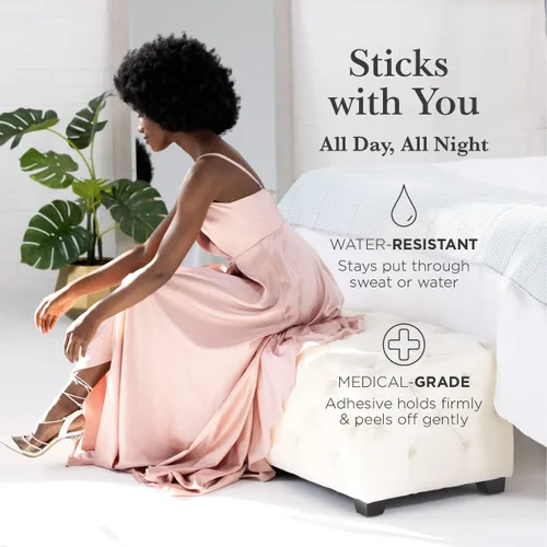 Vista 6 de NIPPIES - Cubiertas para los pezones de la mujer, parches adhesivos de silicona con caja para viajar