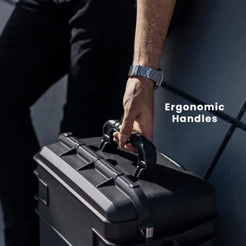 Vista 7 de Seahorse Estuche protector resistente 920 con espuma, aprobado por la TSA, especificaciones mil, impermeable IP67, fabricado en Estados Unidos