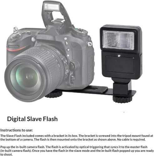 Vista 8 de Canon Cámara DSLR EOS T100/4000D con lente EF-S de 0.709-2.165 in, tarjeta de memoria SanDisk, trípode, flash, mochila + paquete de accesorios