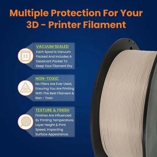 Vista 7 de 3D-Fuel Tough Pro PLA+ Filamento para Impresión 3D, Hecho en EE. UU., Filamento para Impresora 3D, Precisión Dimensional +/- 0.02 mm, 1.75 mm