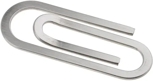 Clip de metal de acero inoxidable para dinero, simple abrazaderasoporte en billetera, bolsillos para hombres y mujeres, diseño inteligente