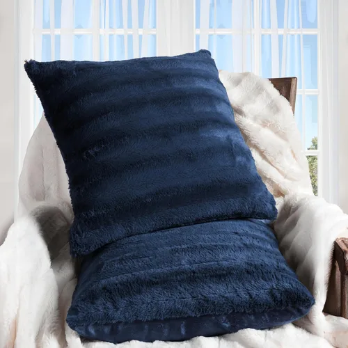 Vista 18 de Cheer Collection Almohadas Decorativas de Piel Sintética - Almohadas Decorativas para Sofá, Almohadas Decorativas para Cama, Almohadas de Acento