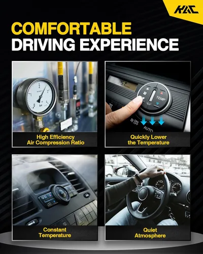 Vista 3 de KAC Embrague del compresor de CA, bobina de polea del kit del embrague del compresor de la CA compatible con 2002-2006 CR-V 4 CYL 2.4L Reemplazar