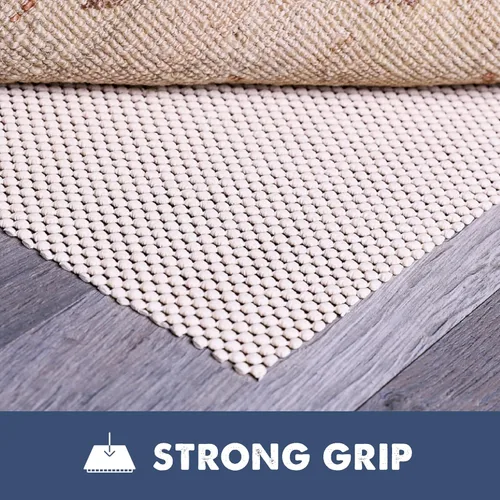 Vista 5 de Slip-Stop Super Grip Natural, 2 x 3 pies, almohadilla antideslizante acolchada para alfombras de área y alfombras de pasillo, almohadilla