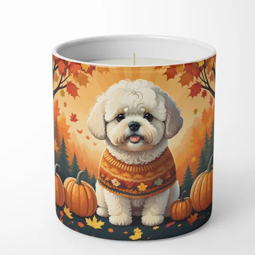 Vista 14 de Caroline's Treasures DAC1001CDL Affenpinscher Fall Decorative Soy Candle Nature Soy Wax Essential Oil Home Decor Ideal for Bedroom Kitchen Bath