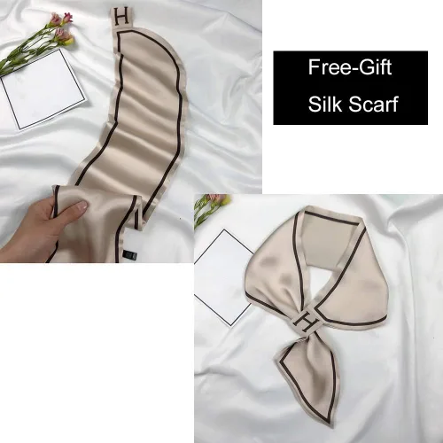 Vista 6 de Pantete Camisa de seda satinada con botones de manga larga para mujer blusa informal de oficina transpirable y sedosa