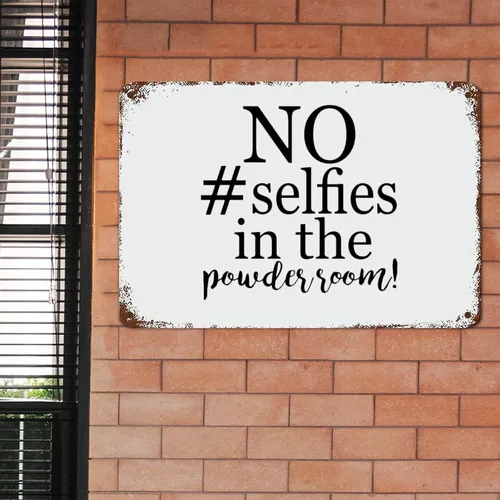 Vista 74 de Letrero de metal con texto en inglés «Dont Forget Your Phone Block» con refranes, decoración de pared motivacional para sala de estar, arte de pared