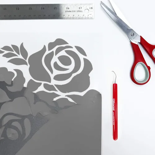 Vista 3 de Siser StripFlock Pro HTV Rollo de 12 x 1 yarda (Antracita) – Vinilo texturizado de transferencia de calor – para uso con cortadores Siser, Cricut