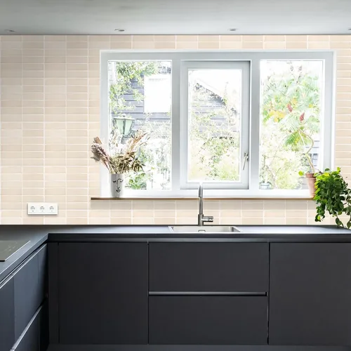 Vista 6 de Protector contra salpicaduras despegable y adhesivo para cocina, nueva actualización de 12" x 12" grande premium para cocina, azulejo tipo metro