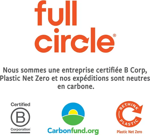 Vista 4 de Full Circle The Ring Cepillo de limpieza de verduras y frutas de bambú, un limpiador versátil para alimentos, incluyendo papas, champiñones