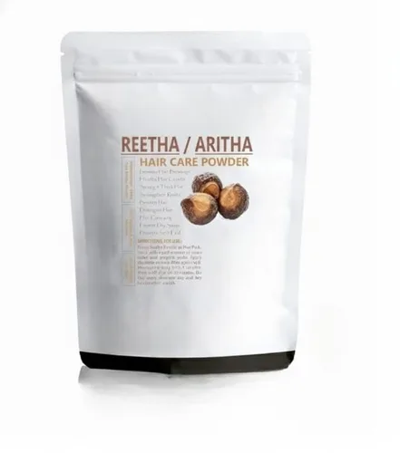 Reetha (Ritha/Aritha/Soap Nut) Polvo para el cuidado de la piel y el cuidado del cabello - 7.05 oz paquete de 1