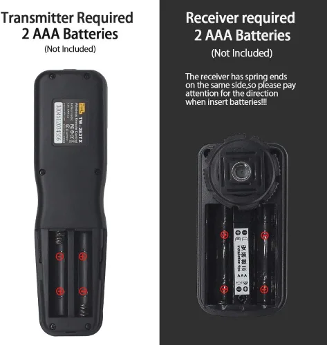 Vista 8 de Obturador remoto inalámbrico compatible con Nikon, Pixel TW-283 DC2 Control remoto inalámbrico compatible con Nikon Z7 Z6 Df D90 D7500 D3300 D3100