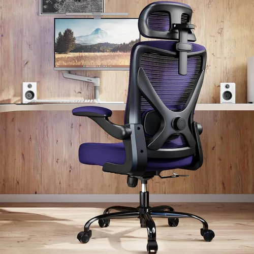 Vista 13 de Ergalithic Silla de oficina ergonómica – Silla de escritorio para computadora en forma de X cómoda, silla de juegos, silla de oficina con soporte