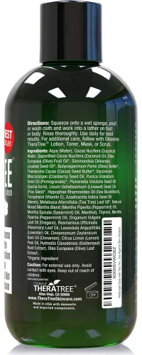 Vista 6 de Jabón oleavine Antifúngico con árbol de té y Neem para el cuerpo, 12 oz