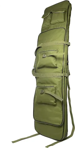 Vista 6 de Silfrae Rifle Backpack Soft Rifle Cases Shotgun Bag Tactical Rifle Case Shotgun Mochila Gun Case