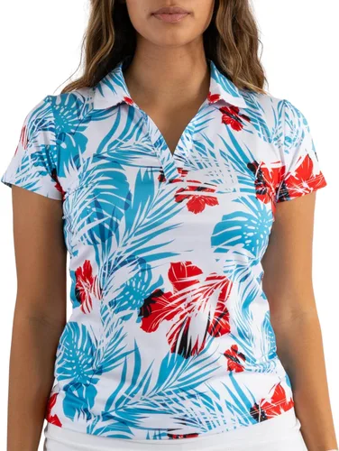 Vista 12 de YATTA GOLF Polo de golf prémium para mujer, ligero, de secado rápido, resistente a las arrugas y absorbe la humedad, trajes de golf para mujer, polo