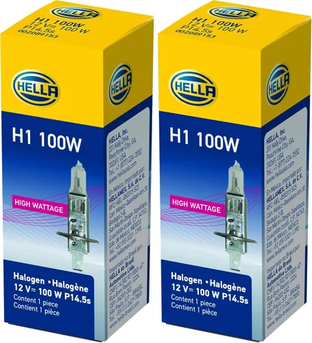 Vista 9 de Hella - Foco de alto rendimiento H1 de 2.0 TB, 12 V, 55 W, paquete de 2