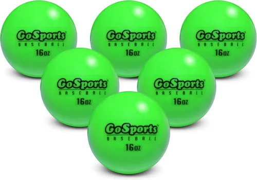 GoSports Bolas de Entrenamiento con Peso - Elija Béisbol o Sóftbol - Entrenamiento de Bateo y Lanzamiento para Todos los Niveles de Habilidad -
