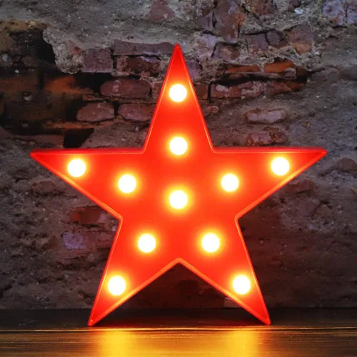 Vista 8 de Luces nocturnas LED de marquesina, funciona con pilas, lámpara de mesa de escritorio en forma de estrella para niños, bebé, niño, regalo de niña