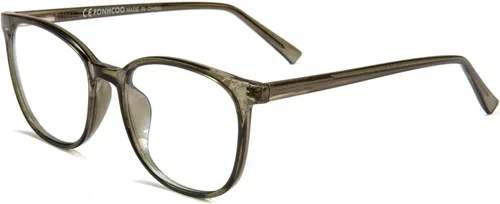 Vista 14 de FONHCOO - Lentes con bloqueo de luz azul de moda, redondos, TR90, transparentes, gafas anti UV para computadora para mujeres y hombres