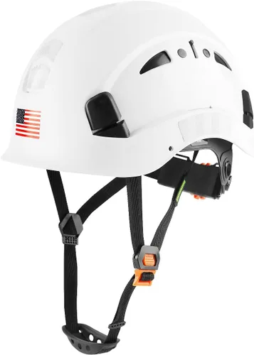 Vista 14 de GREEN DEVIL Casco de Seguridad Casco Duro Ajustable Ligero Ventilado ABS Casco de Trabajo Suspensión de 6 Puntos Aprobado ANSI Z89.1 Ideal