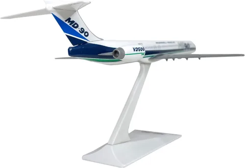 Vista 3 de Mcdonnell Douglas Demo MD-90 Escala 1:200 - Modelo de avión de plástico a presión - Replica coleccionable de aviones Mcdonnell Douglas Airlines