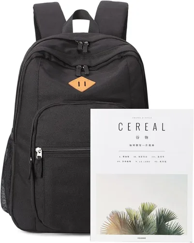 Vista 8 de Abshoo Classical Basic Mochila de viaje para escuela resistente al agua. Mochila escolar de espalda.